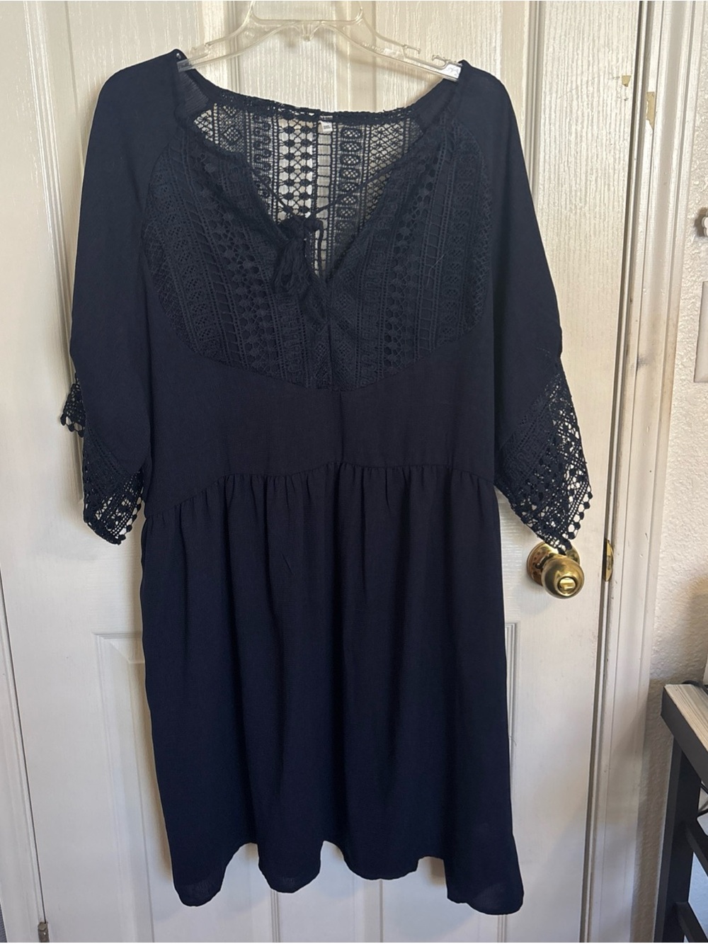 Shein Curve Navy Blue Dress Size 3XL